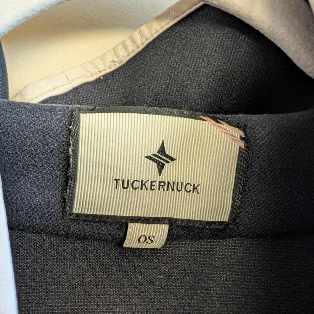 Tuckernuck Piper Poncho Mockneck Preppy Classic OS Womens Navy Blue - Picture 8 of 9